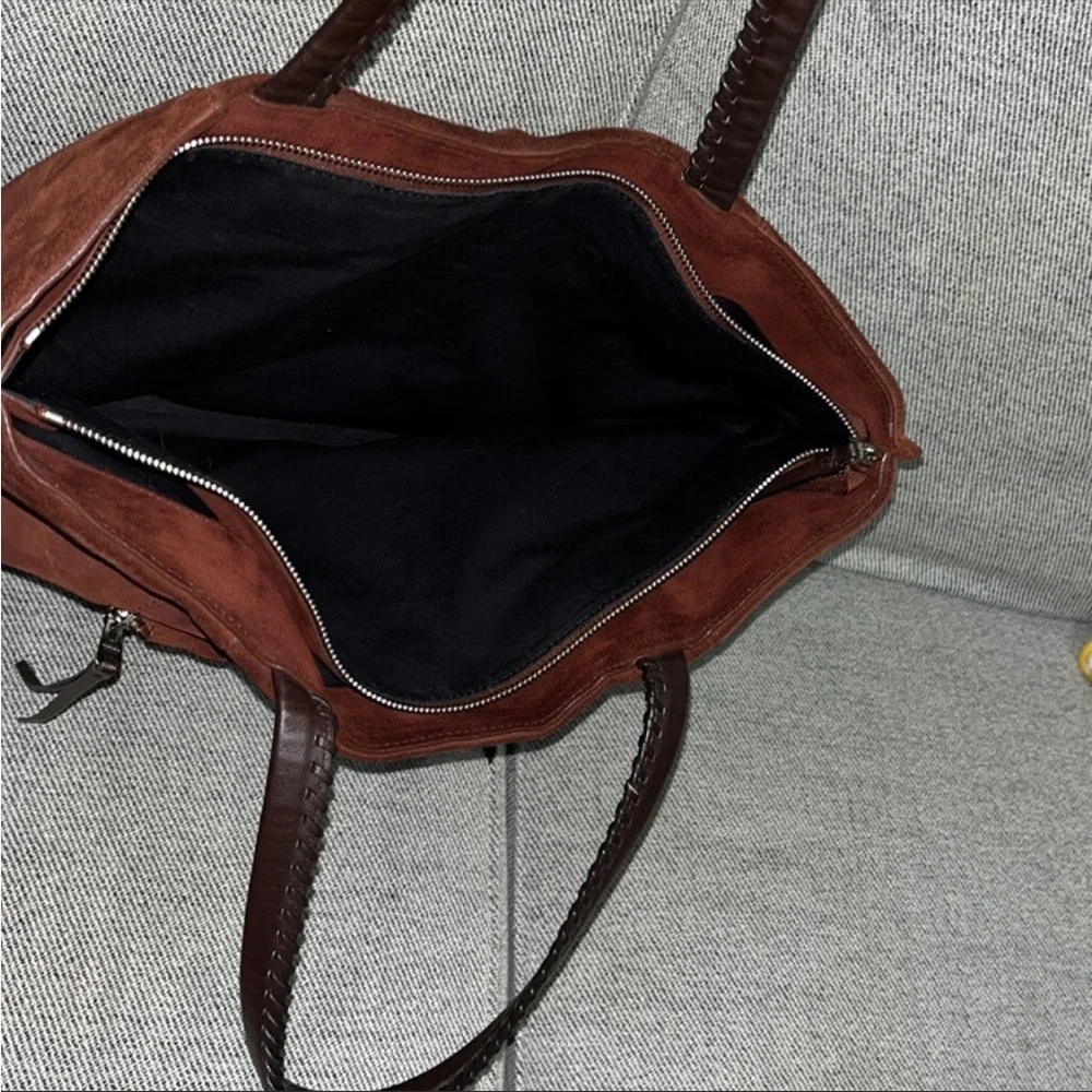 Gorgeous All Saints Fluer De Lis East West Suede Tote
Burgundy Handbag ! - Picture 7 of 10